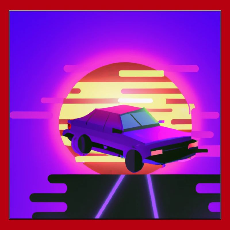 Retrowave/Vaperwave Auto.