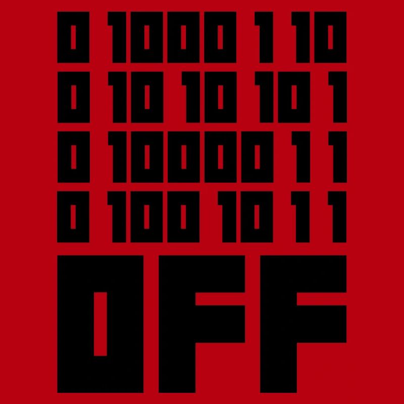 Binary Code F**k OFF – Nerd Humor & Geek Code