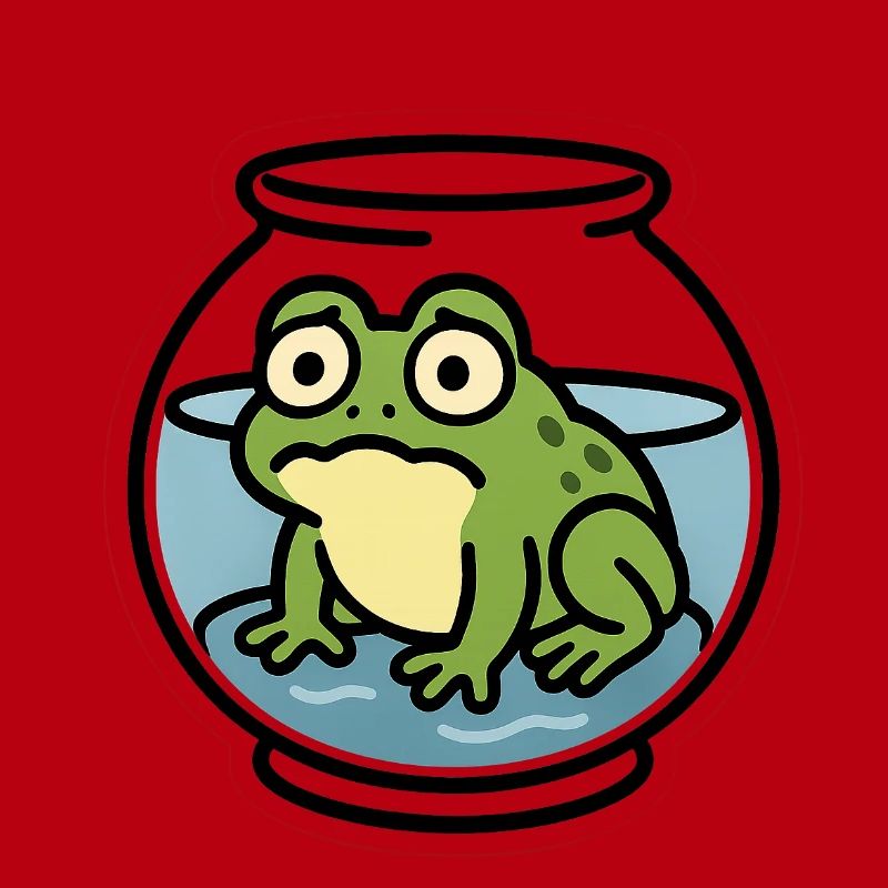 Grenouille dans un bol