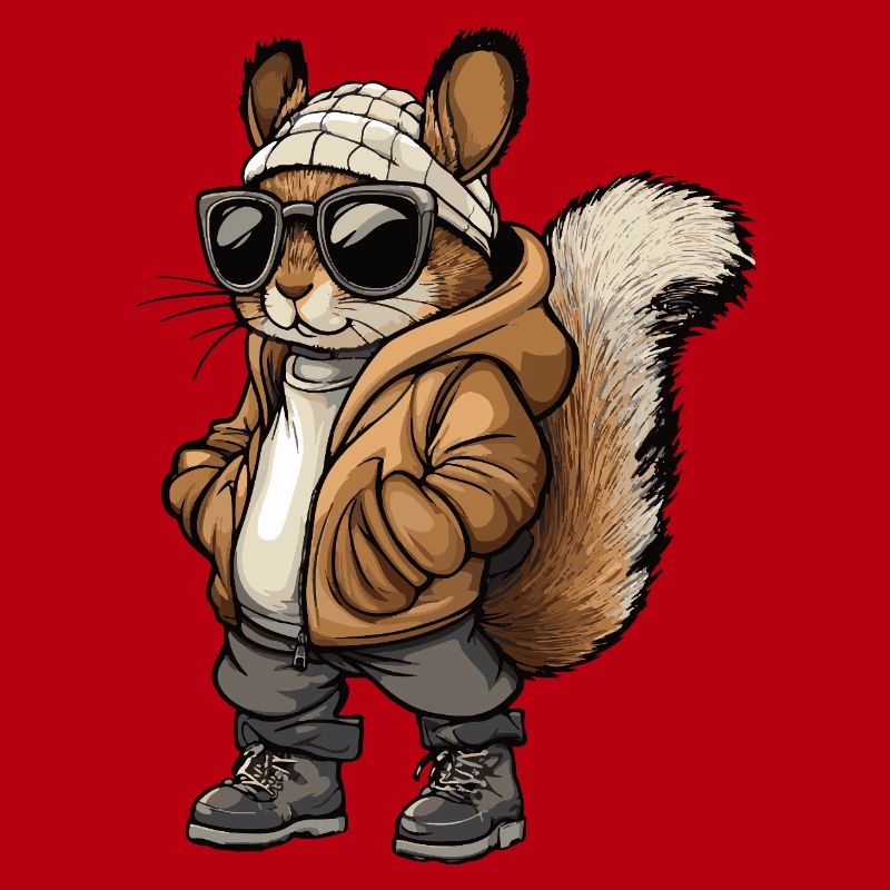 Squirrel Cool Winter