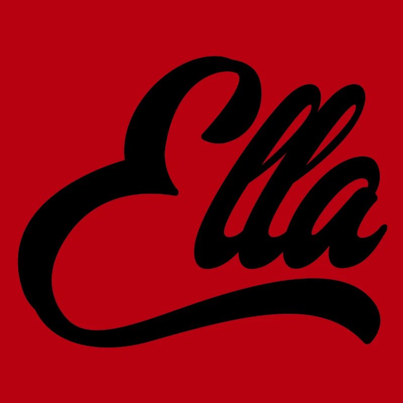 Nom Ella Abstrait couleur explosion impression