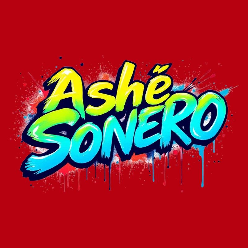 Ashe Sonero Graffiti-Regenbogen