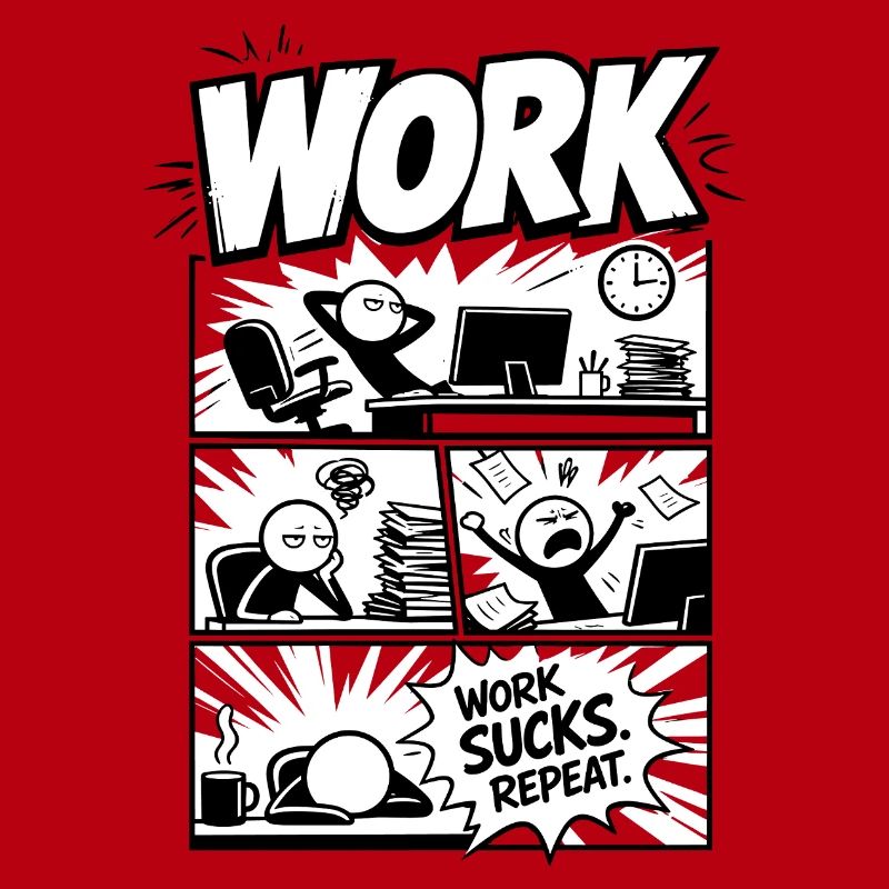 Work Sucks Repeat Comic