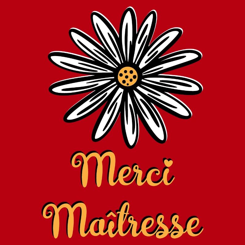 Danke Herrin mit einer Blume