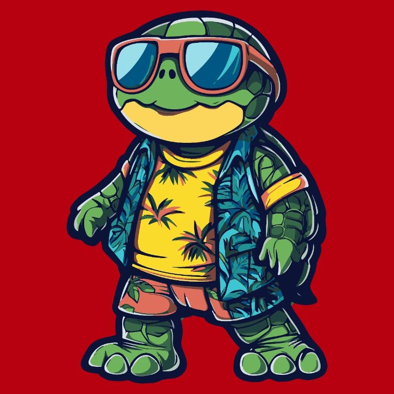 Turtle Comic Holiday