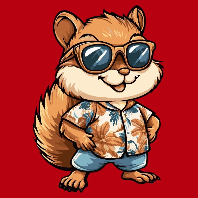 Squirrel Comic Holiday
