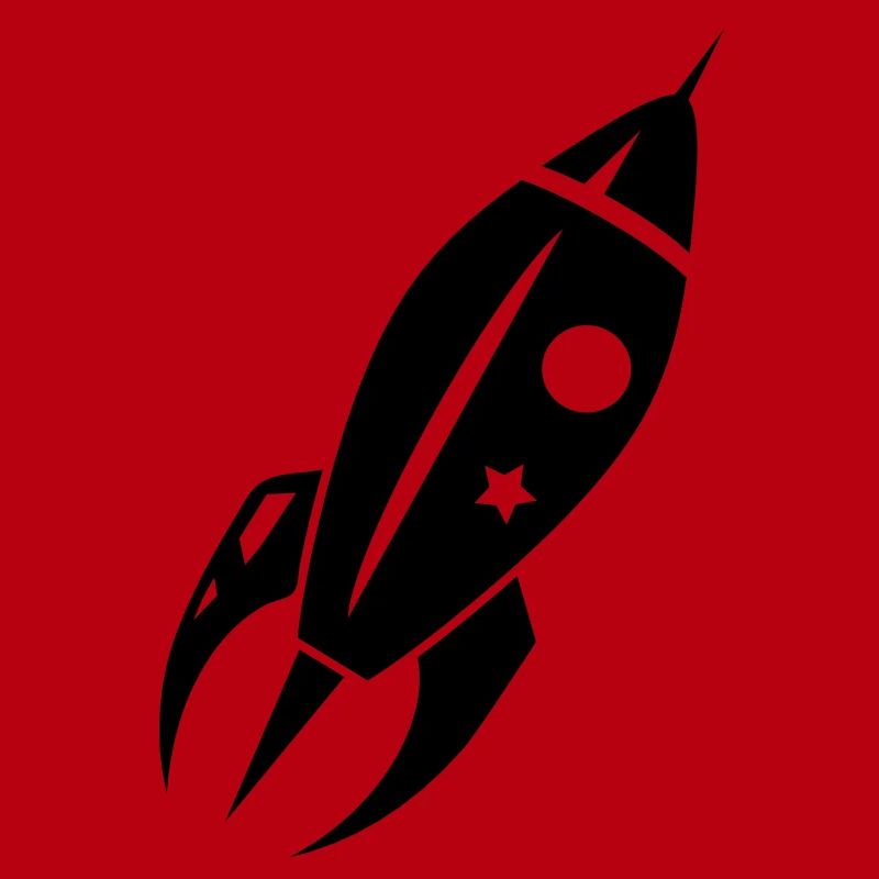 Eine Rakete beim Abflug