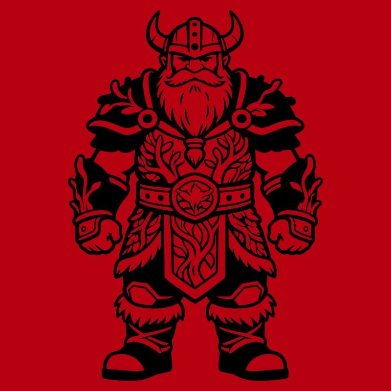 Dwarf with armor