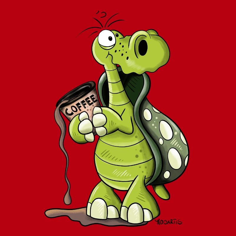 Turtle needs coffee