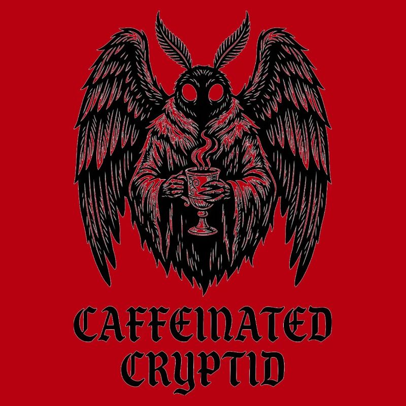 Koffeinhaltiger Kryptid-Mottenmann-Kaffee