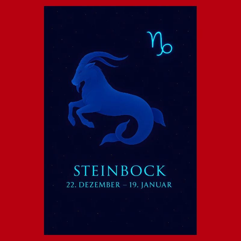 Steinbock Sternzeichen 22.12. – 19.01. Design