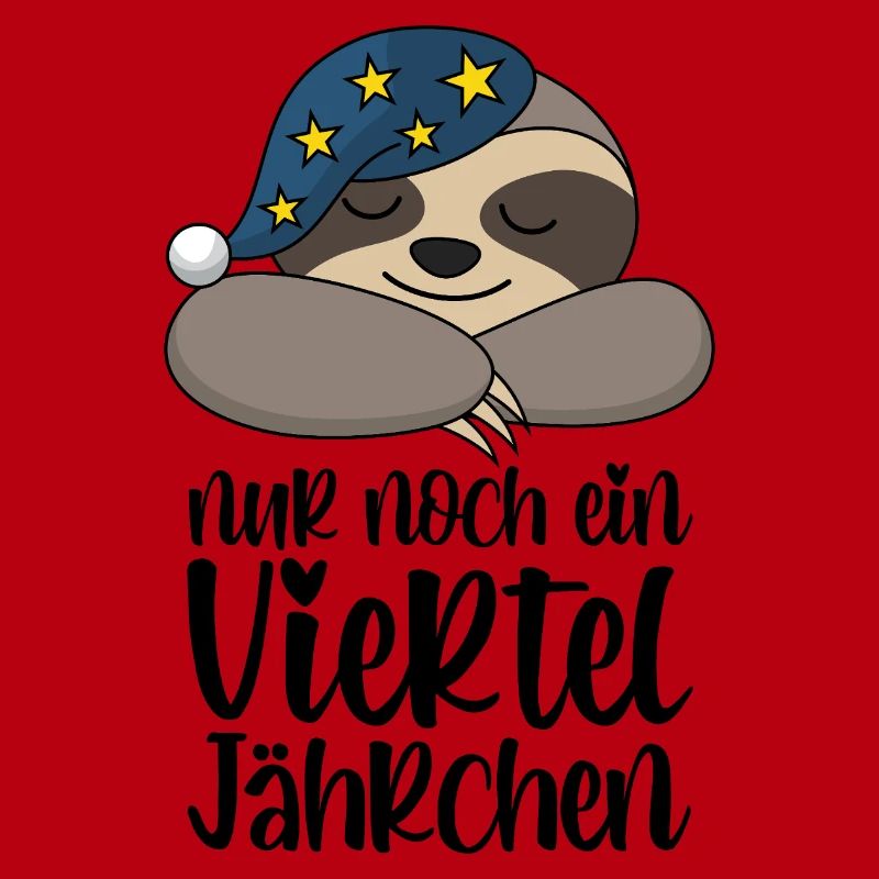 Plus que le quart d’année restant - Cute Sloth