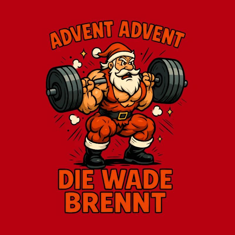 Advent Advent brandt het kalf