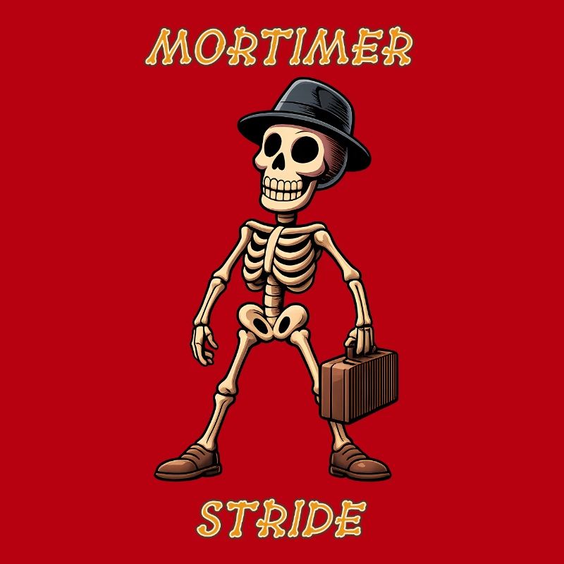 Mortimer Stride Squelette Étoile de l’animation Internet