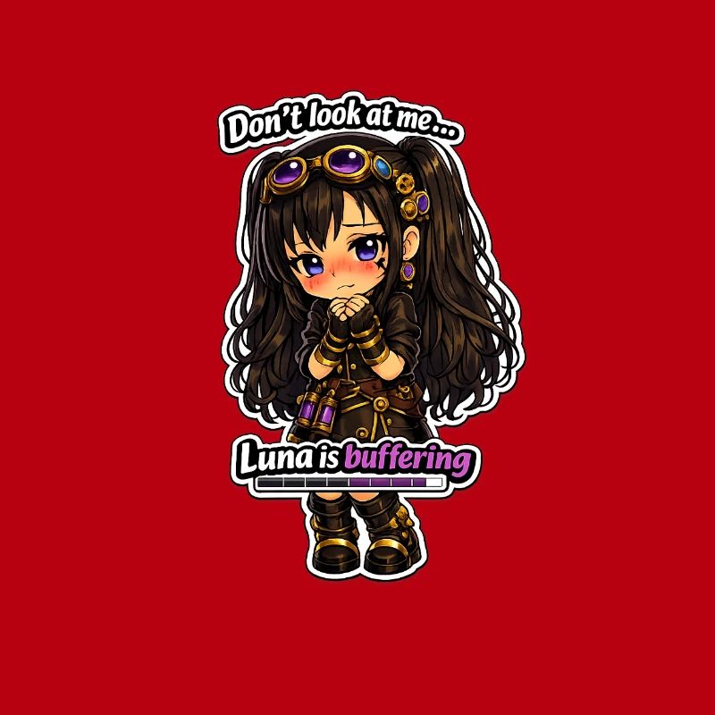 Luna Buffing Chibi Steampunk