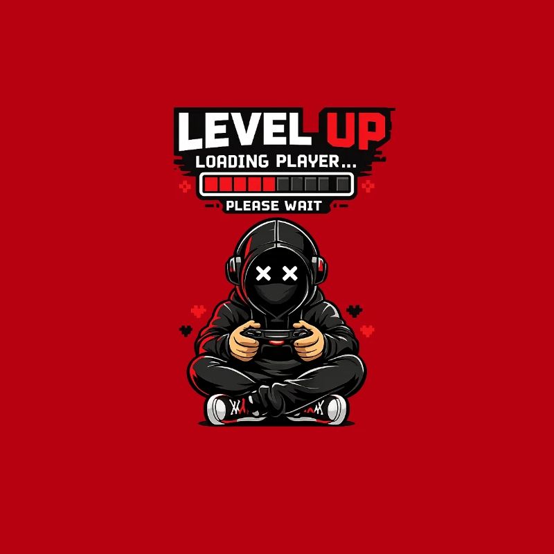 Level Up Loading Pixel Hero