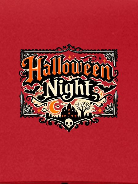 Halloween Night Schriftzug