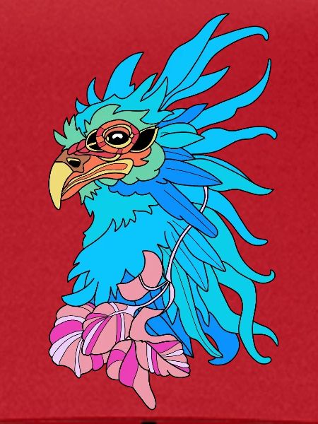 Seltsamer Vogel Phönix