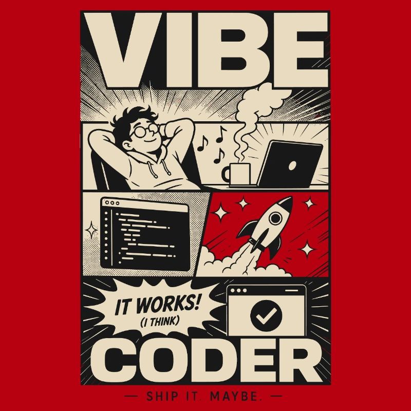 Vibe Coder Programmeur Humour
