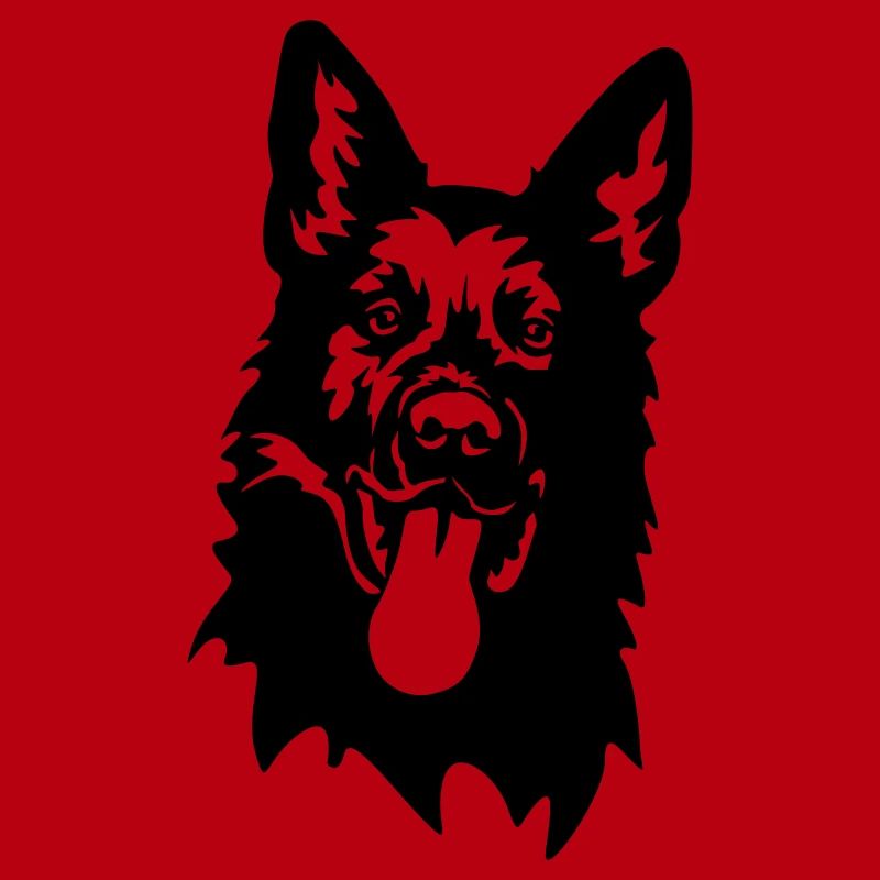 German Shepherd Head