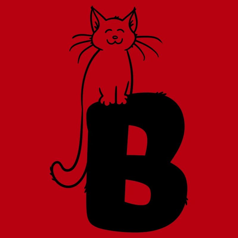 Katze Buchstabe B