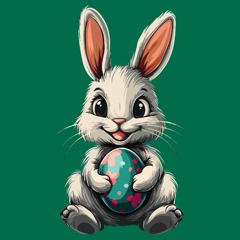 Bunny Easter Rabbit Easter Egg Cute