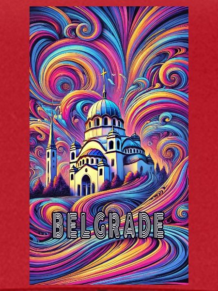 Belgrad Serbien Panorama Design