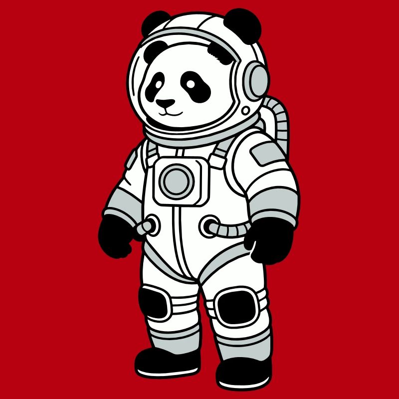 Combinaison spatiale panda bear