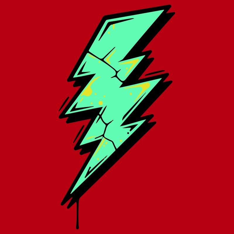 Style Éclair Éclair Abstrait