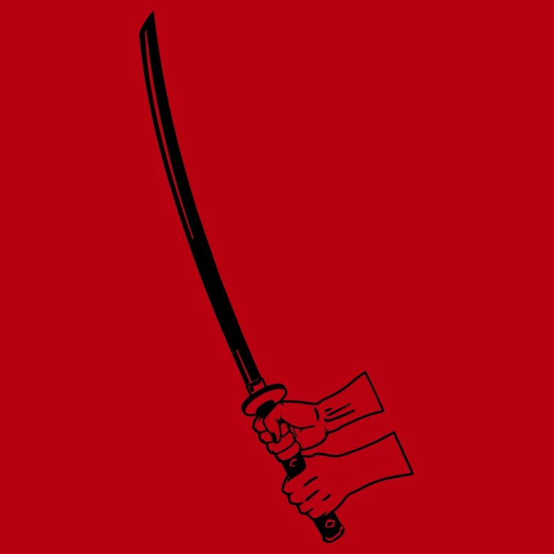 Samurai Busihdo katana with two hands