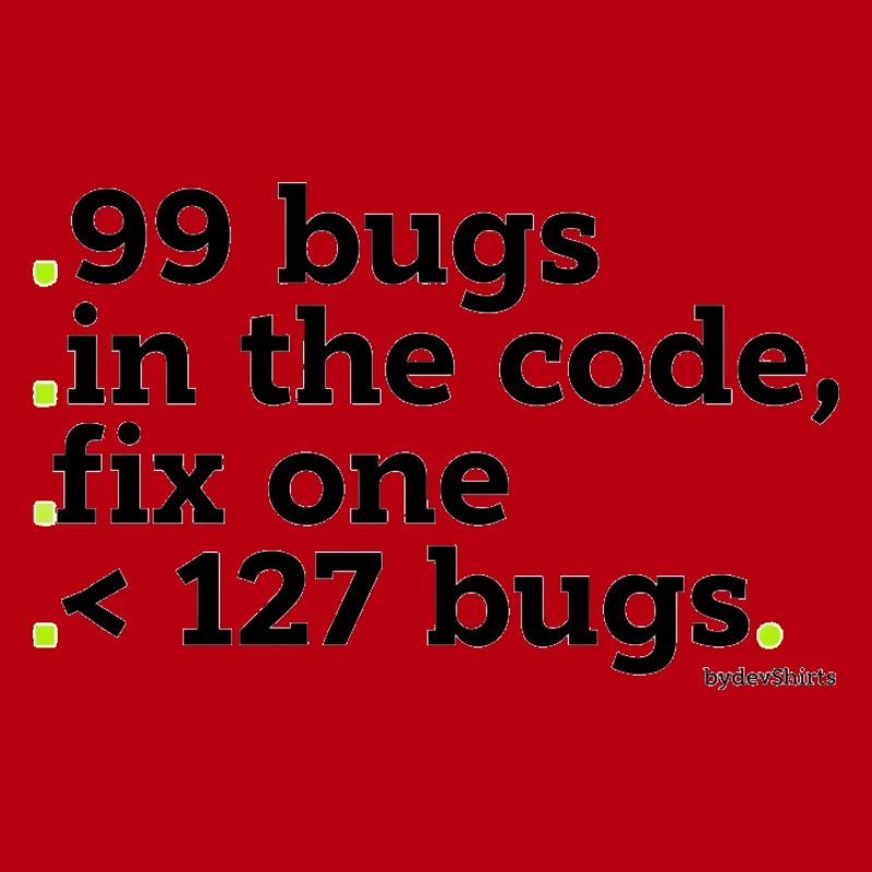 99 bugs dans le code à corriger
