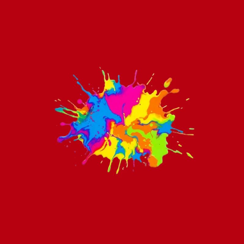 Regenbogenfarbe-Spritzexplosion