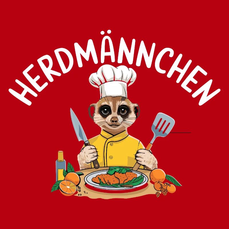 Herdmännchen Koch Suricate Pun