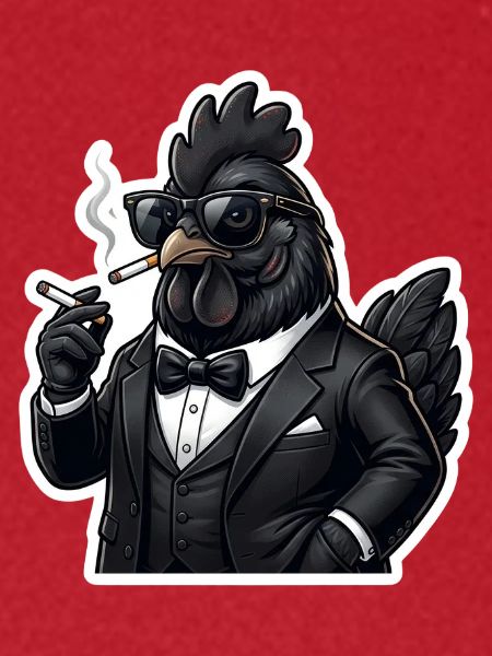 Zigarrenhähnchen im Smoking