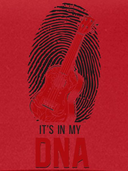 Hawaiian Ukulele Uke Fingerprint