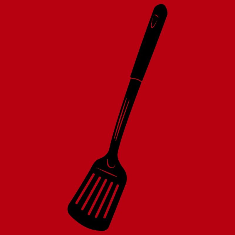 Küchenutensilien Fritteuse oder Backlöffel