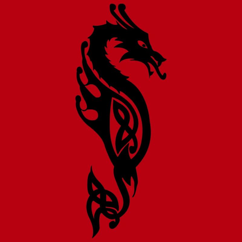 Monströse Seeschlange oder Drachenvektor