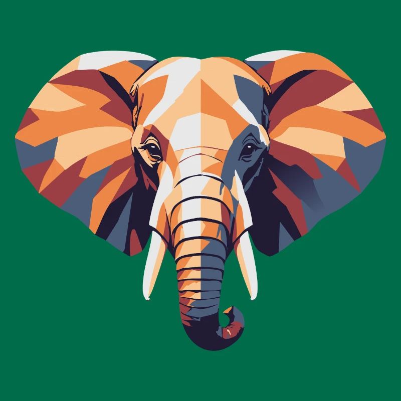 Elefant_farbe_poly