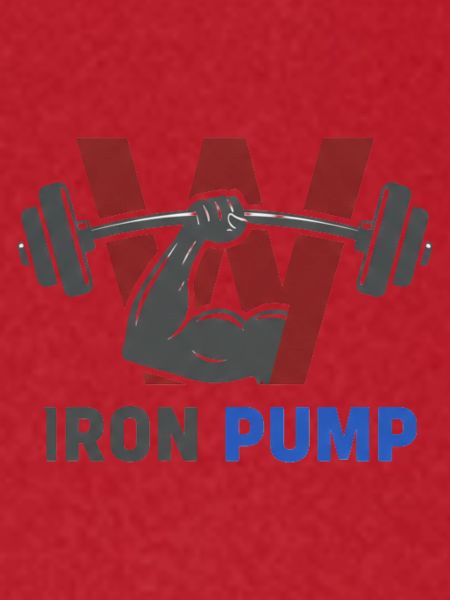 Iron Pump Krafttraining Emblem