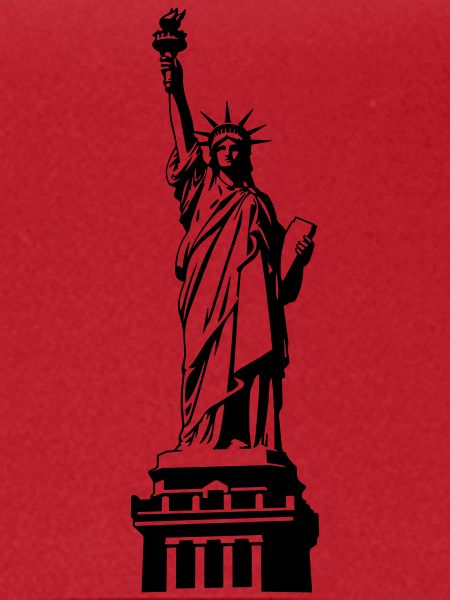 Freiheitsstatue Silhouette