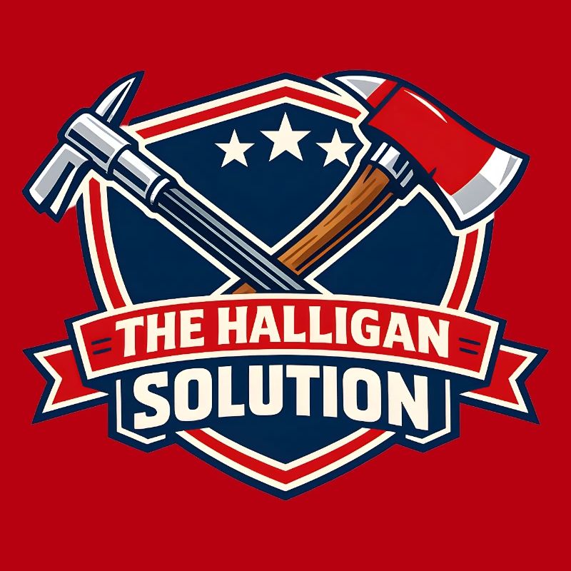 Halligan Solution Shield Graphic