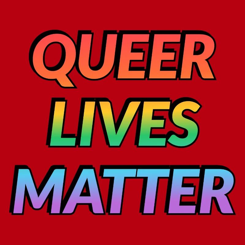 Queer Lives Matter Regenbogen