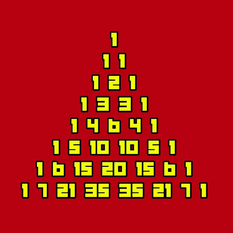 Le triangle de Pascal
