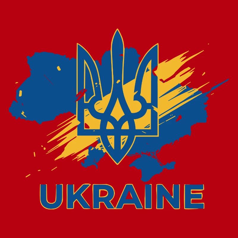 Impression du logo Trident Wave Ukraine