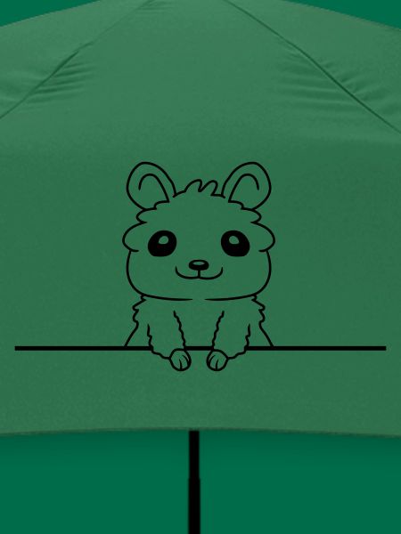 Hinter Mauer Hamster lustig