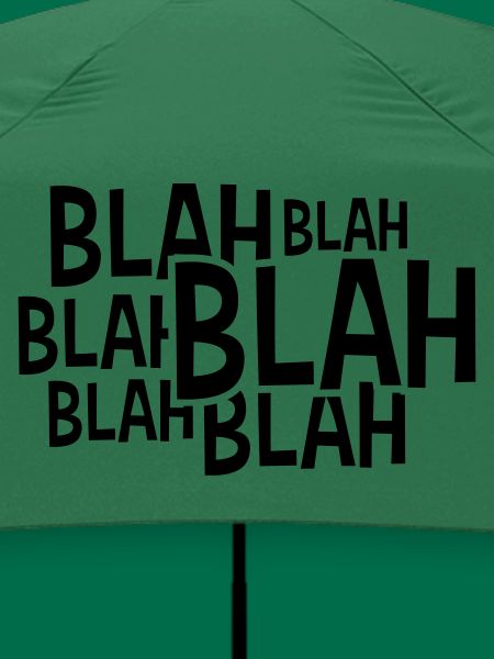 Comic Blah Spruch