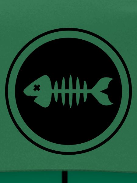 Fisch Symbol Knochen Gräte