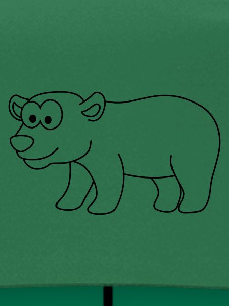Eisbär Comic Tier