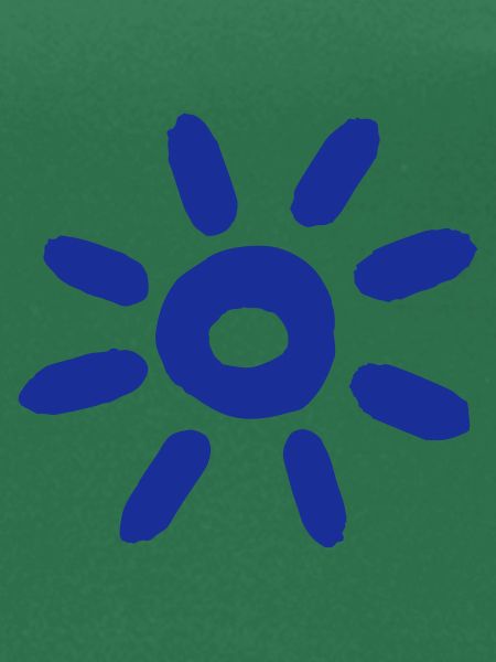 Blaue Sonne
