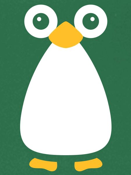 Nette Vektor Penguin